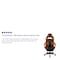 Flash Furniture Black/Orange Reclining Gaming Chair with Footrest CH-00288-OR-GG - alternate 6